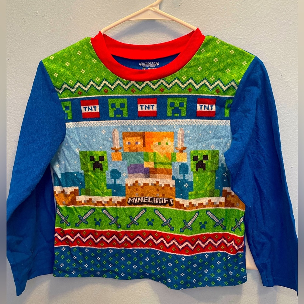 Minecraft Christmas pajamas